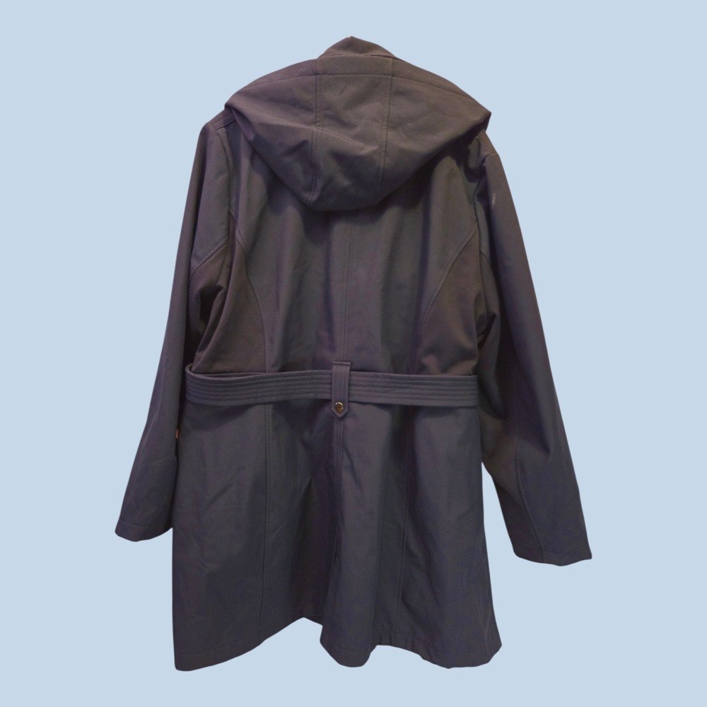 Sebby Collection 3X Navy Womens‎ Raincoat Windproof Water Resistant - Picture 2 of 9